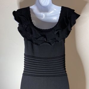 Guess Dress with Ruffle Scoop Neck